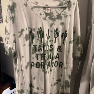 Green Tie-Dye Kids Shirt